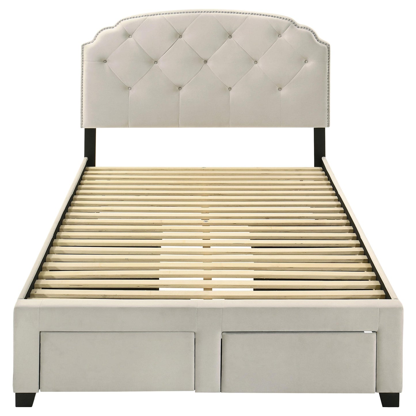  Coaster Furniture Marianna 316011F 4-drawer Upholstered Full Storage Bed - Cream IMAGE 9