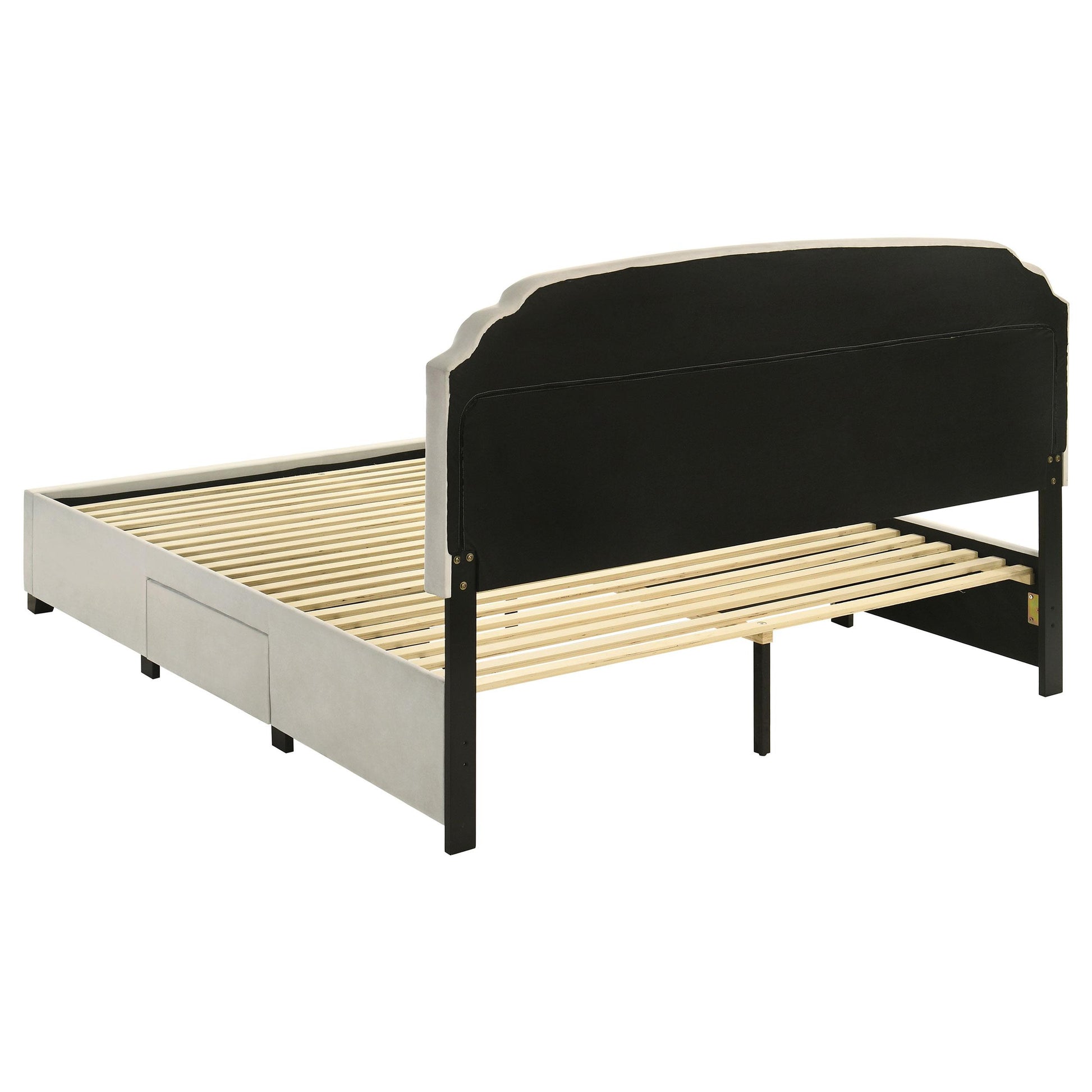  Coaster Furniture Marianna 316011KE 4-drawer Upholstered Eastern King Storage Bed - Cream IMAGE 1