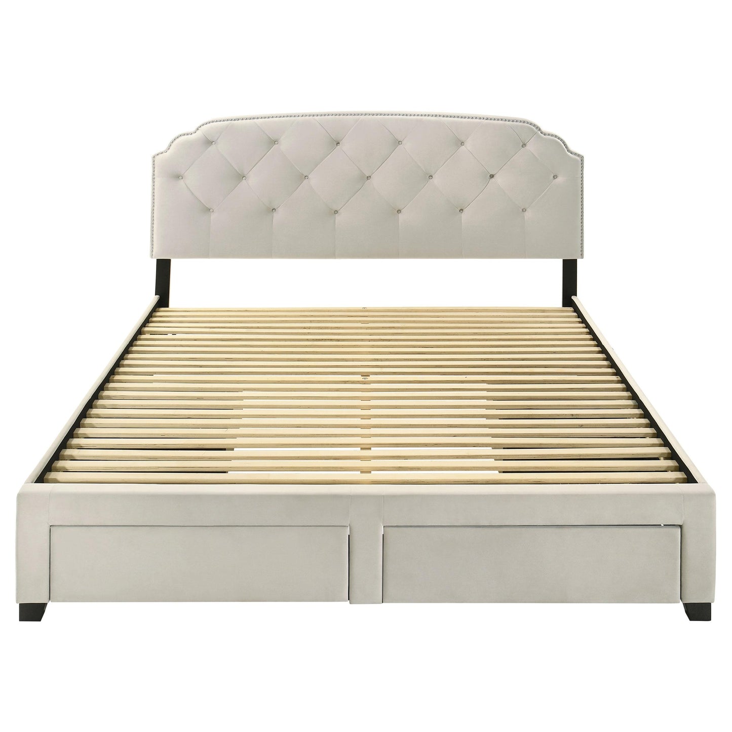  Coaster Furniture Marianna 316011KE 4-drawer Upholstered Eastern King Storage Bed - Cream IMAGE 8
