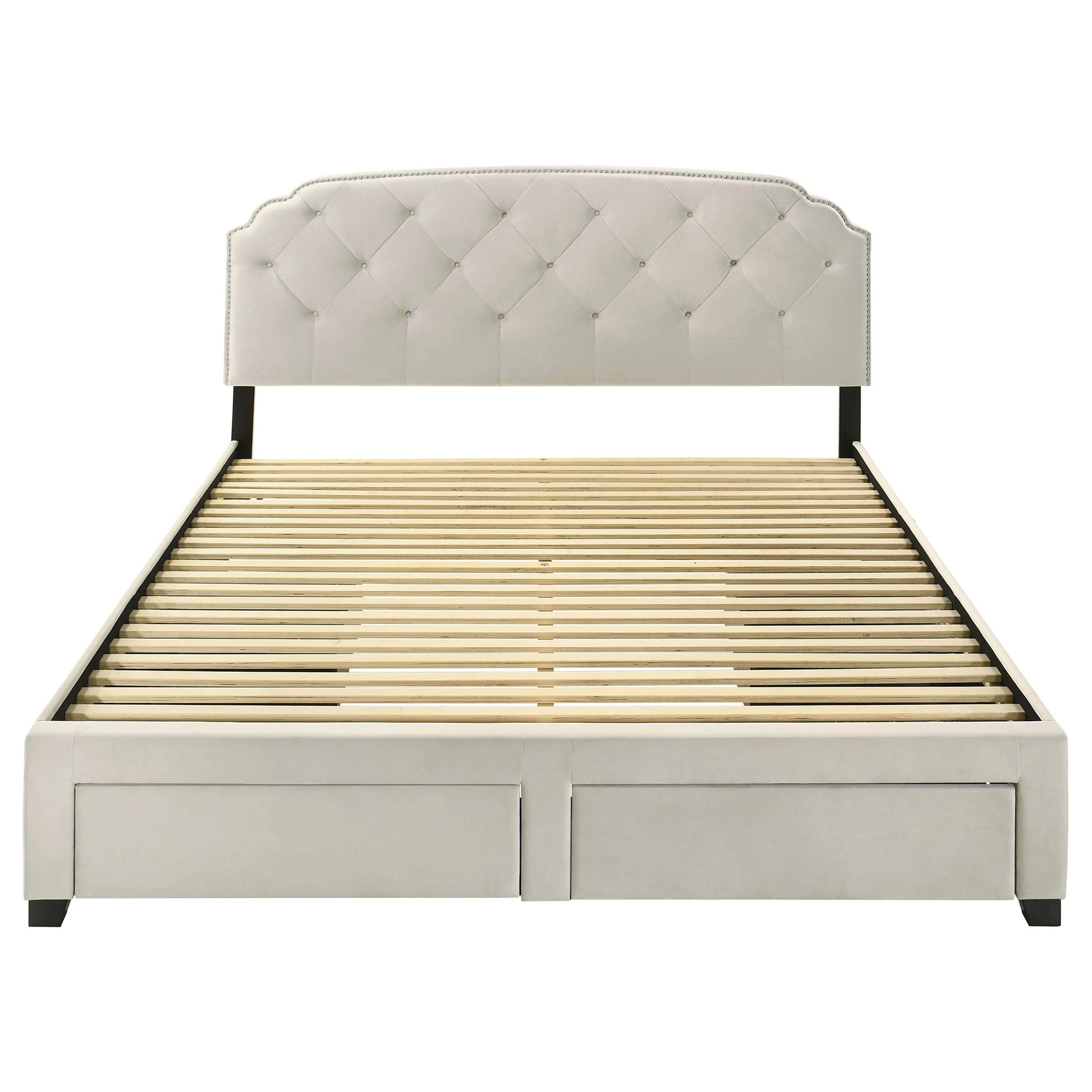 Coaster Furniture Marianna 316011KE 4-drawer Upholstered Eastern King Storage Bed - Cream IMAGE 8