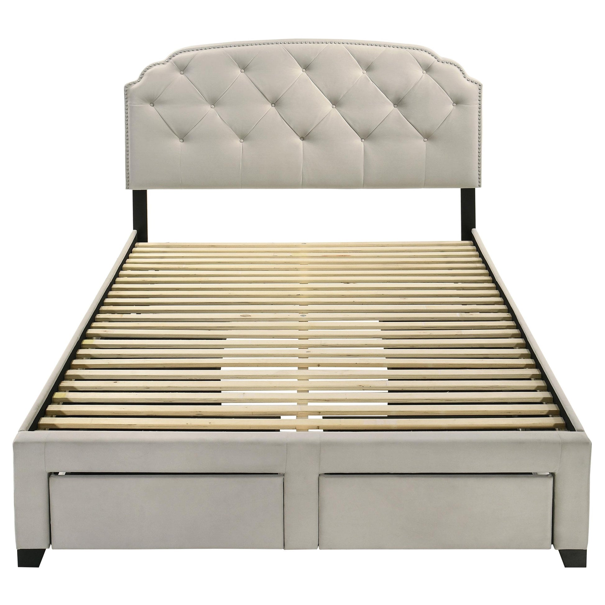  Coaster Furniture Marianna 316011Q 4-drawer Upholstered Queen Storage Bed - Cream IMAGE 9