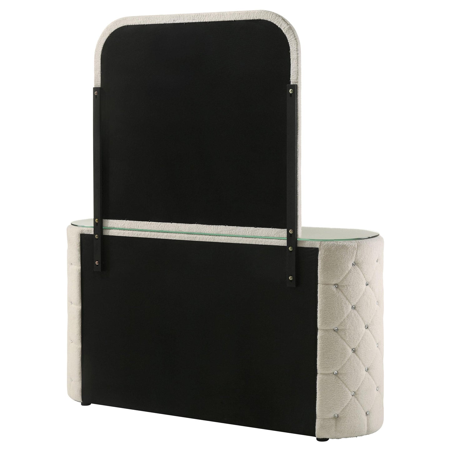  Coaster Furniture Sonya 360113M 6-drawer Upholstered Bedroom Dresser with Mirror - Ivory IMAGE 10