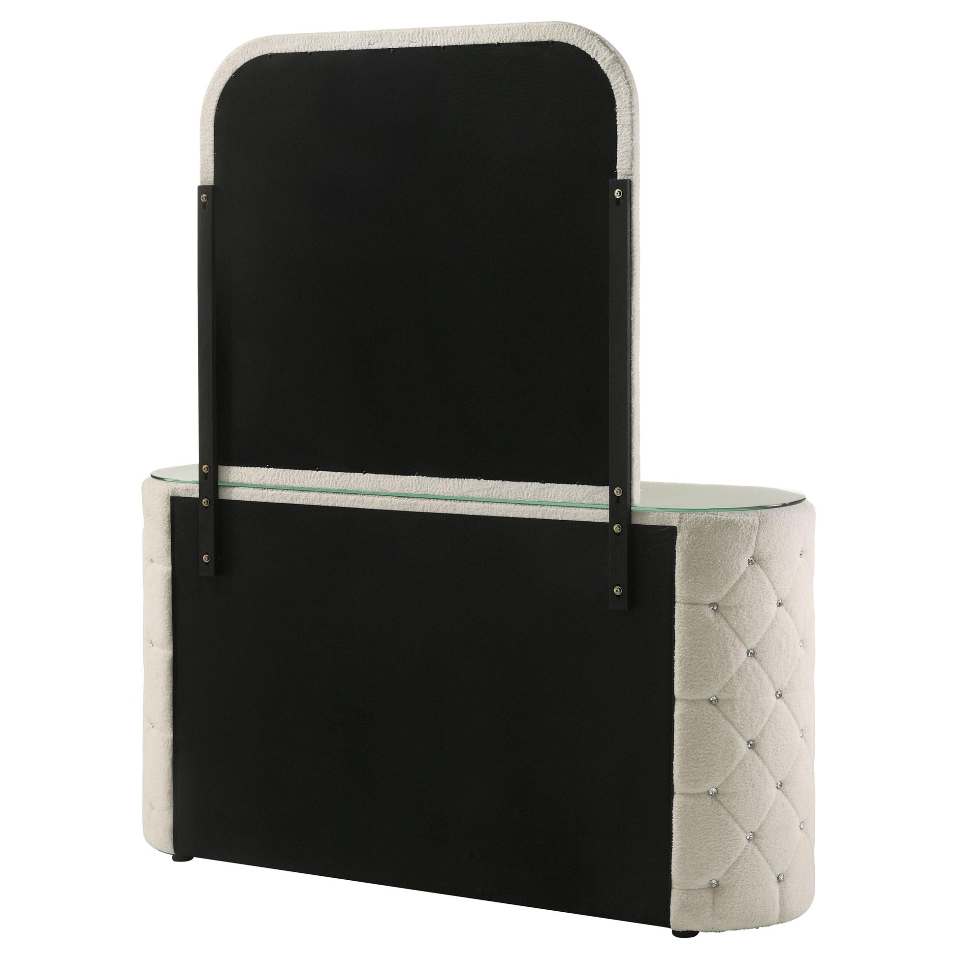  Coaster Furniture Sonya 360113M 6-drawer Upholstered Bedroom Dresser with Mirror - Ivory IMAGE 10