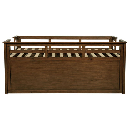  Coaster Furniture Carlsbad 400716T Wood Twin Captains Bed With Trundle - Medium Brown IMAGE 12