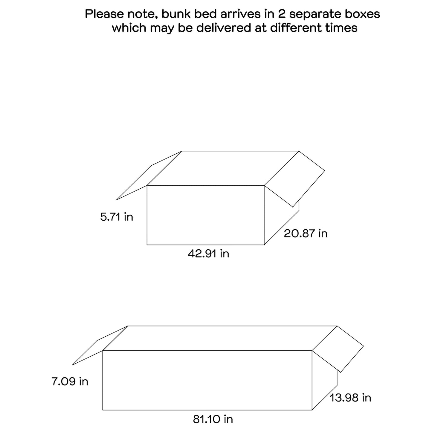  Coaster Furniture Ryder 400818-SM Wood Twin Over Twin Bunk Bed with Mattress - Weathered Taupe IMAGE 4