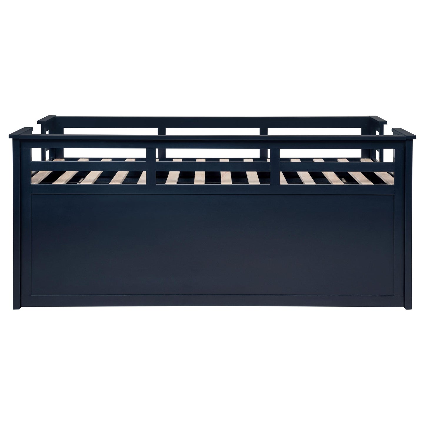  Coaster Furniture Carlsbad 401980T Wood Twin Captains Bed With Trundle - Navy Blue IMAGE 3