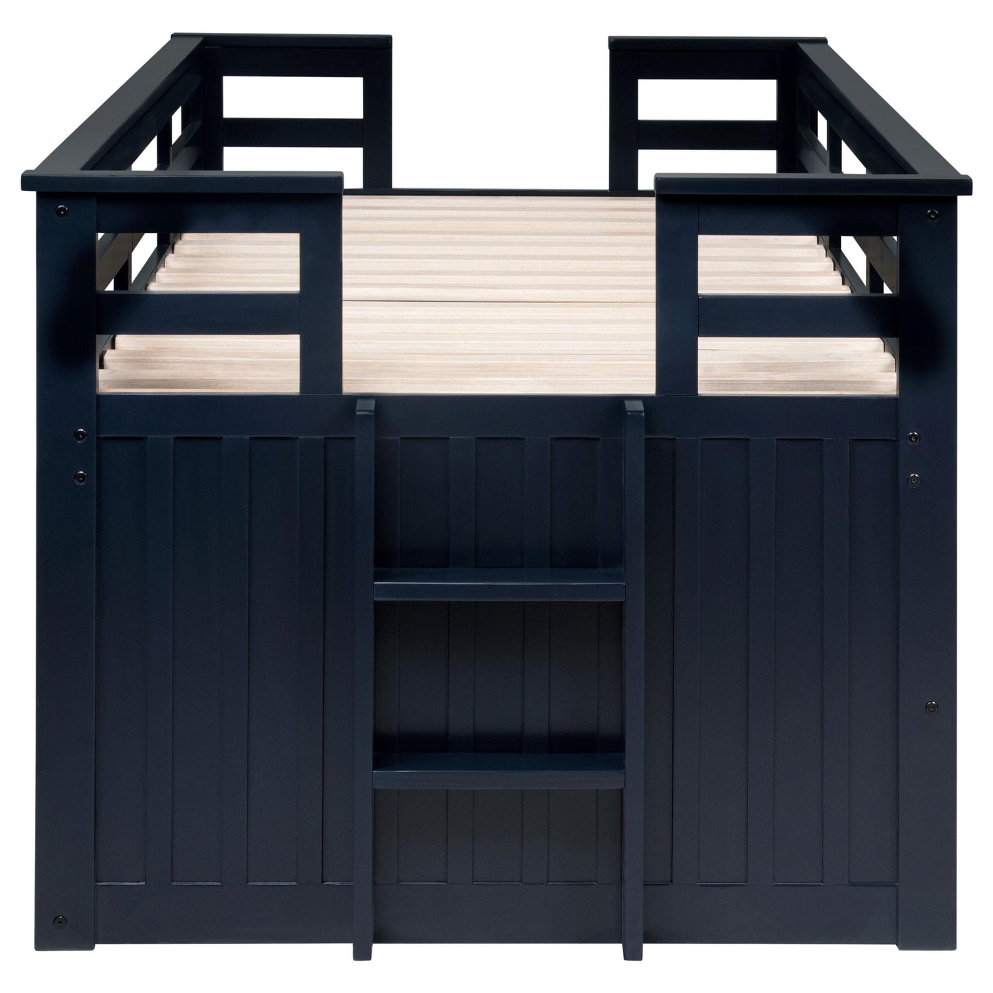 Coaster Furniture Carlsbad 401980T Wood Twin Captains Bed With Trundle - Navy Blue IMAGE 7