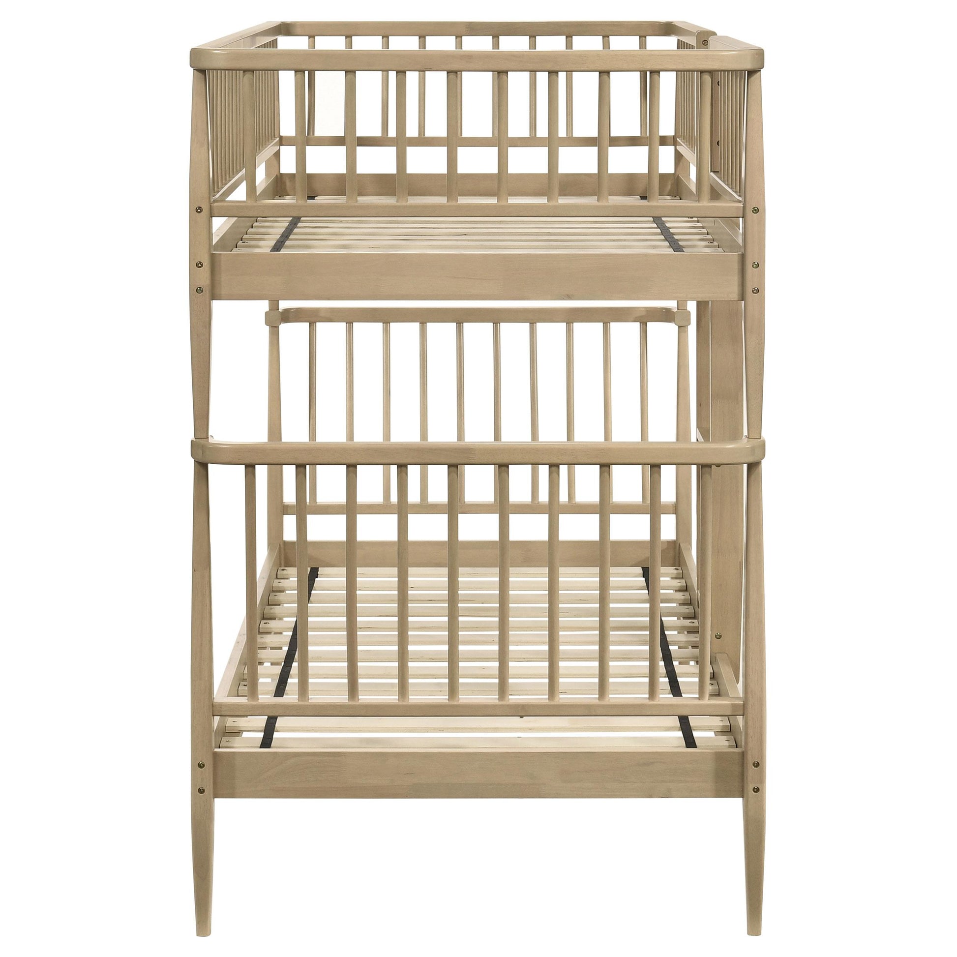  Coaster Furniture Abram 460061T Windsor Twin Over Twin Wood Bunk Bed with Ladder - Almond IMAGE 5