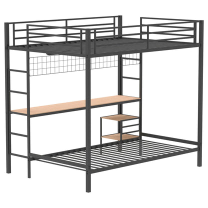  Coaster Furniture Bettoni 460209BLK Metal Full Over Twin Workstation Bunk Bed - Matte Black IMAGE 6