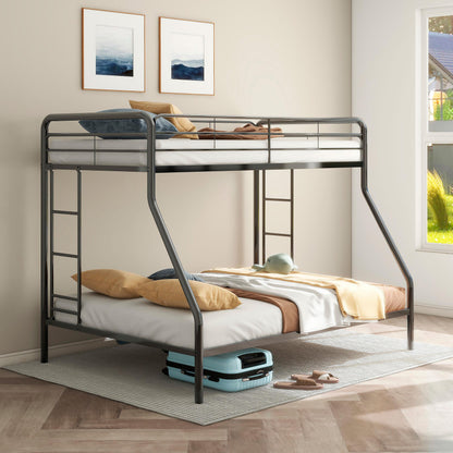  Coaster Furniture Carson 460340BLK Metal Twin Over Full Bunk Bed - Glossy Black IMAGE 6