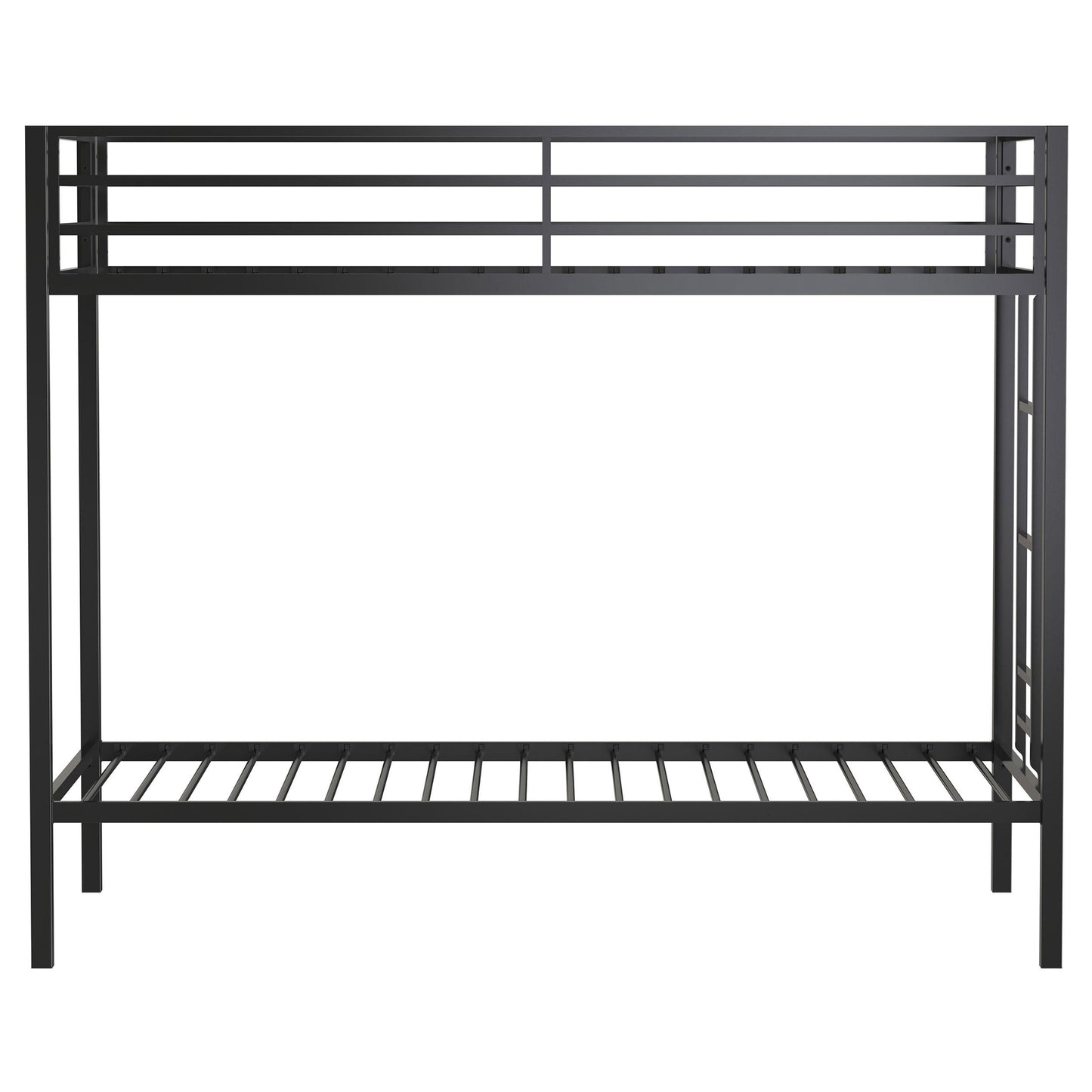  Coaster Furniture Alevera 460361BLK Metal Twin Over Twin Bunk Bed with Ladder - Black IMAGE 6
