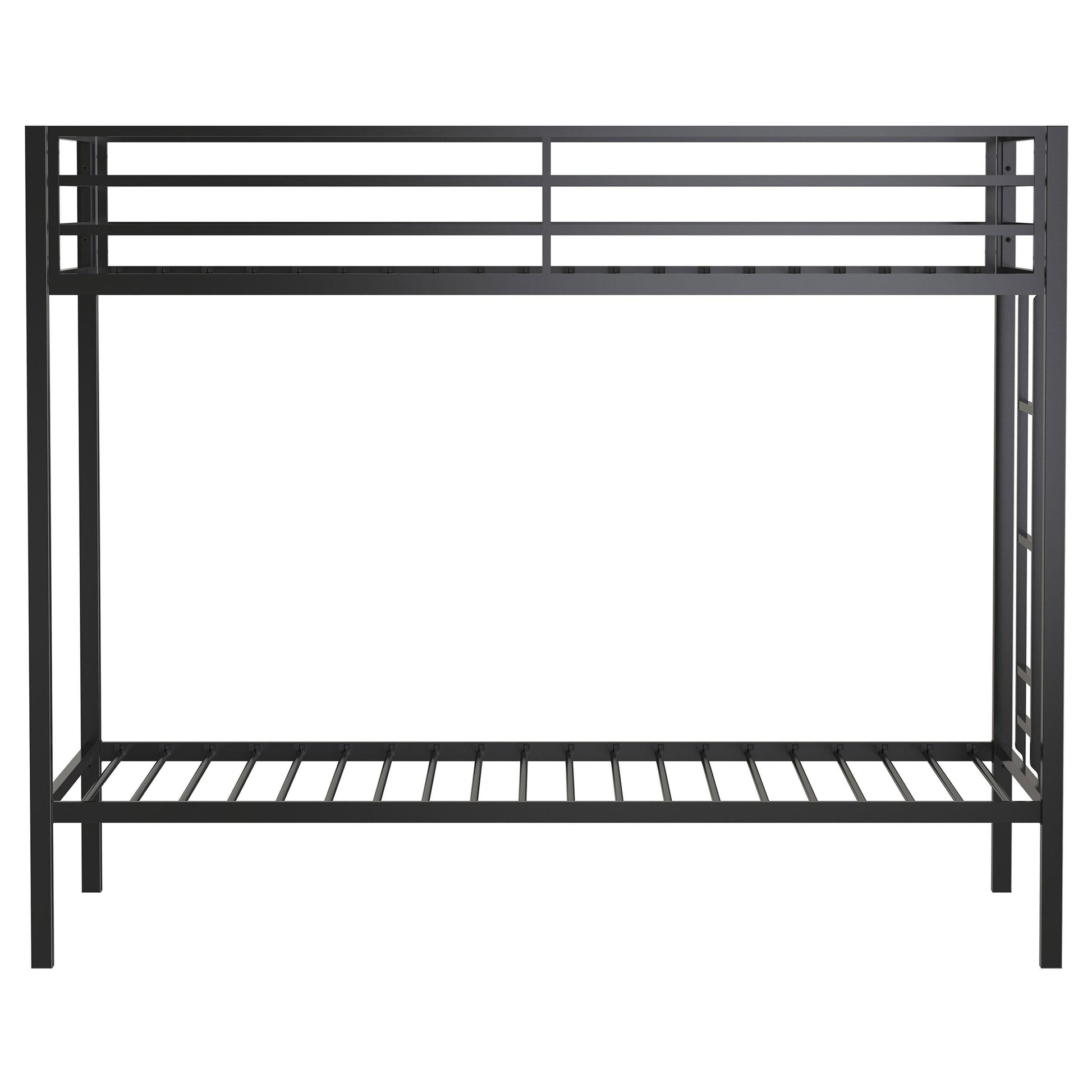  Coaster Furniture Alevera 460361BLK Metal Twin Over Twin Bunk Bed with Ladder - Black IMAGE 6