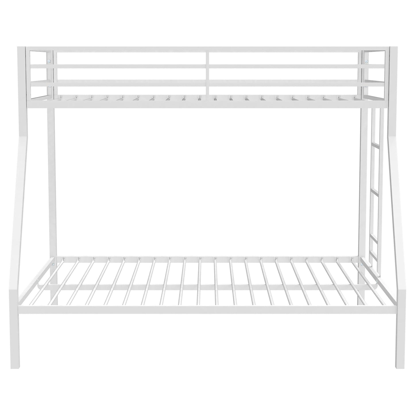  Coaster Furniture Alevera 460365WHT Metal Twin Over Full Bunk Bed with Ladder - White IMAGE 6