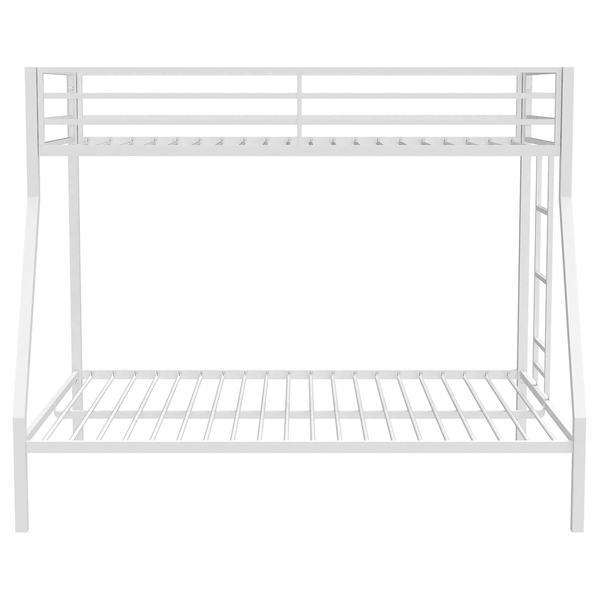  Coaster Furniture Alevera 460365WHT Metal Twin Over Full Bunk Bed with Ladder - White IMAGE 6