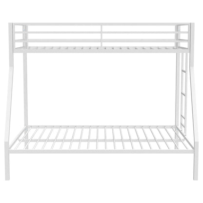 Coaster Furniture Alevera 460365WHT Metal Twin Over Full Bunk Bed with Ladder - White IMAGE 6
