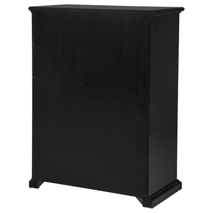  Coaster Furniture Sumerlin 460595BLK 6-drawer Bedroom Chest - Black IMAGE 3