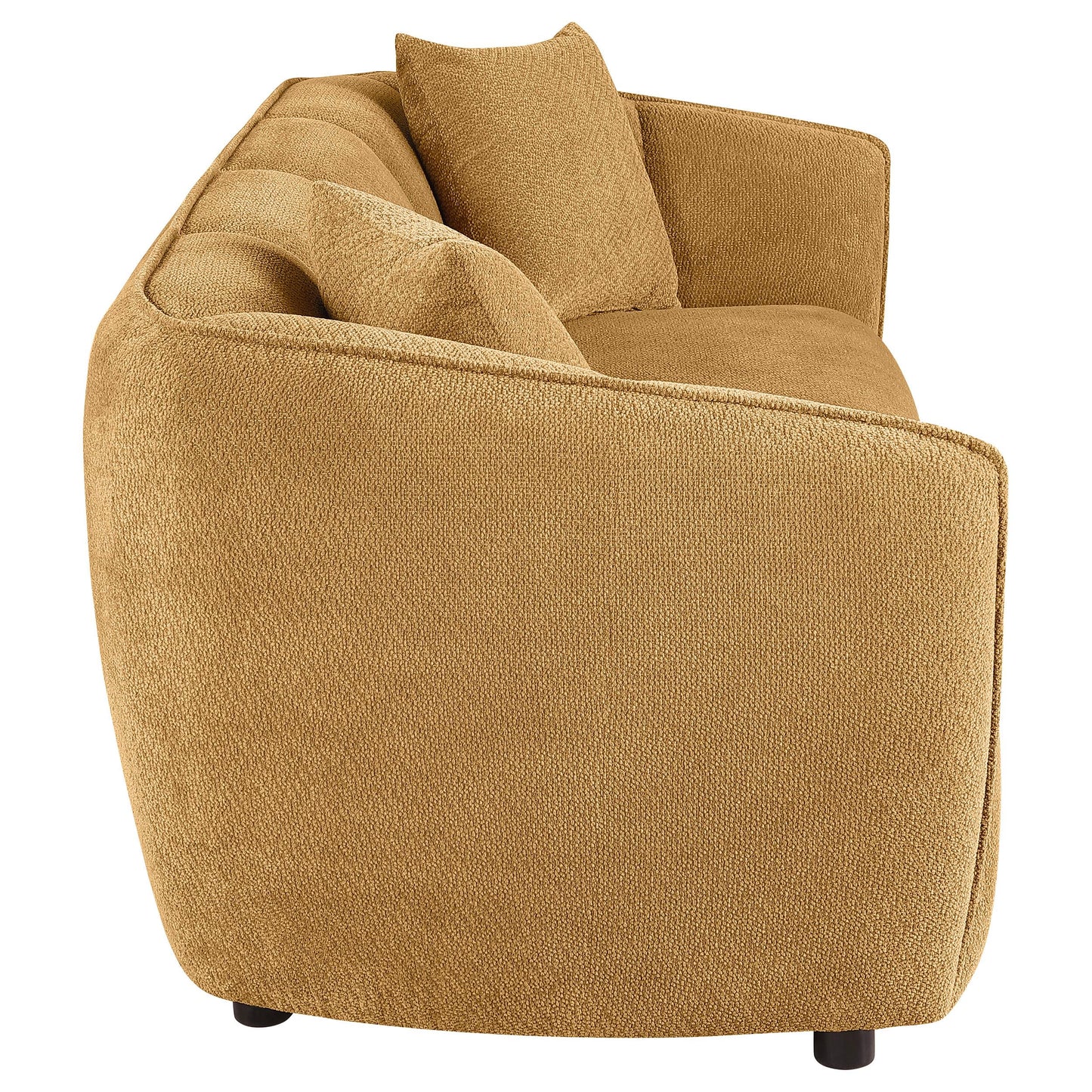  Coaster Furniture Aleisha 503061 Fabric Upholstered Sofa - Mustard Yellow IMAGE 7