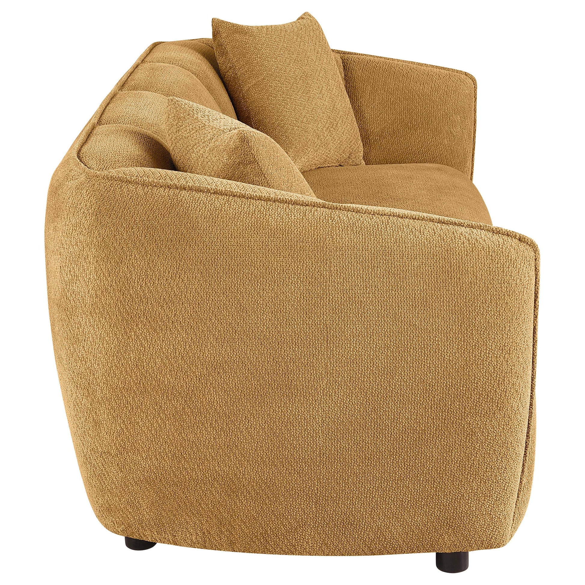  Coaster Furniture Aleisha 503061 Fabric Upholstered Sofa - Mustard Yellow IMAGE 7