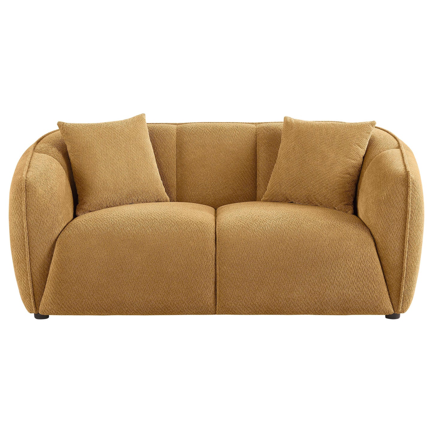  Coaster Furniture Aleisha 503062 Fabric Upholstered Loveseat - Mustard Yellow IMAGE 11