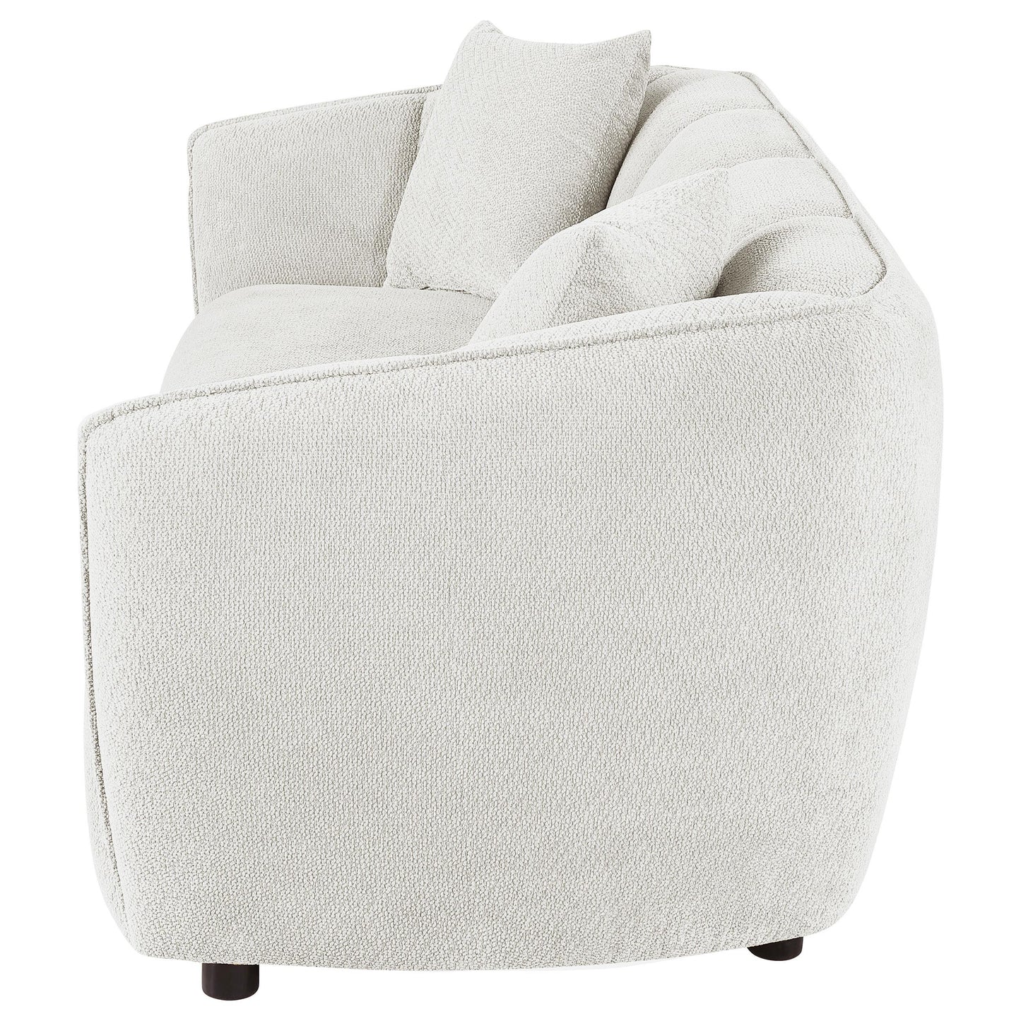  Coaster Furniture Aleisha 503064 Fabric Upholstered Sofa - Sand IMAGE 3