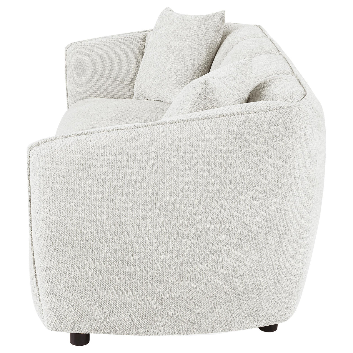  Coaster Furniture Aleisha 503064 Fabric Upholstered Sofa - Sand IMAGE 3