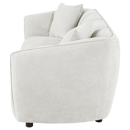  Coaster Furniture Aleisha 503064 Fabric Upholstered Sofa - Sand IMAGE 3