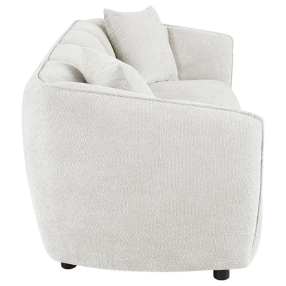  Coaster Furniture Aleisha 503064 Fabric Upholstered Sofa - Sand IMAGE 6