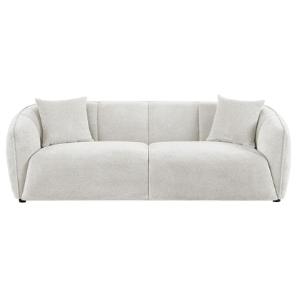  Coaster Furniture Aleisha 503064 Fabric Upholstered Sofa - Sand IMAGE 7