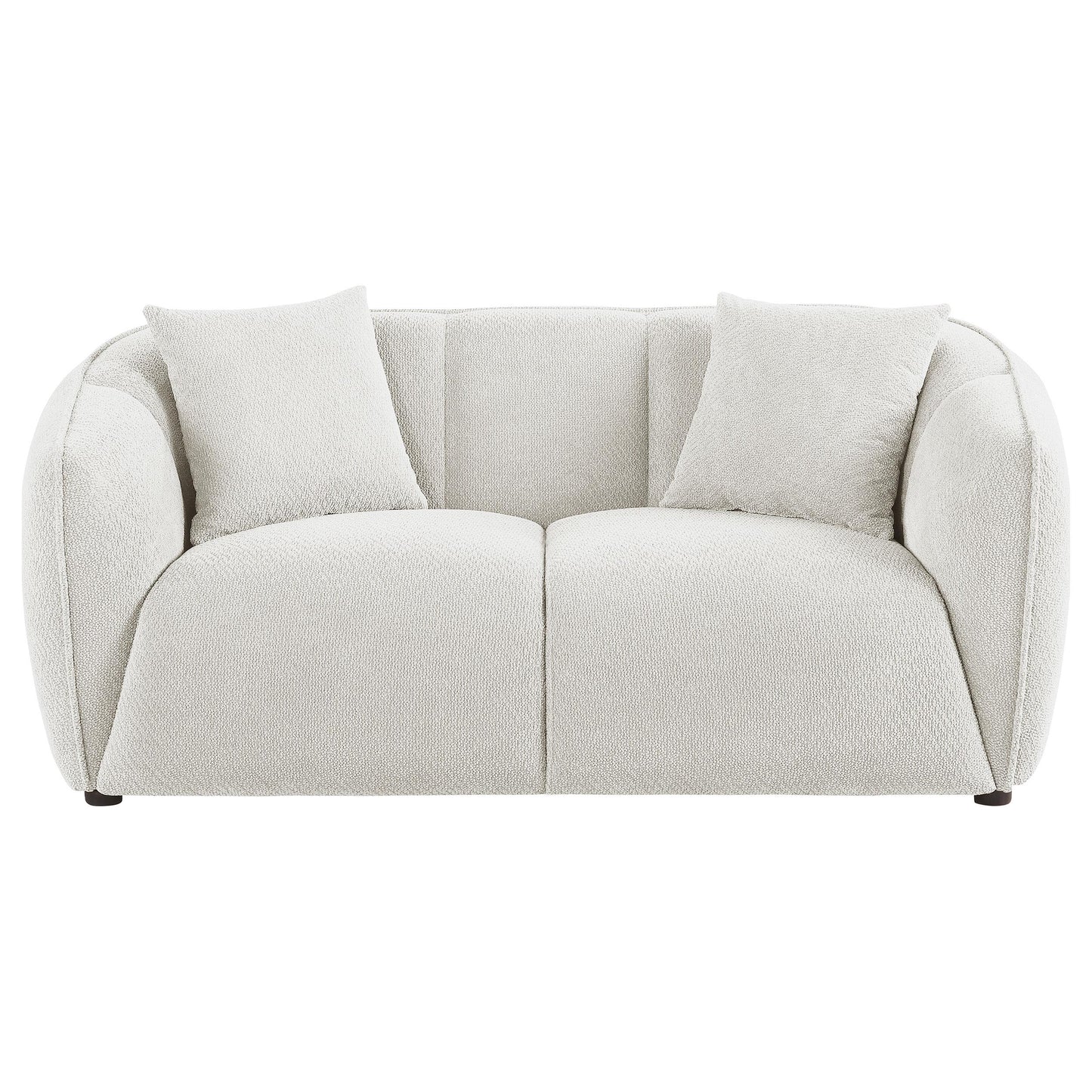  Coaster Furniture Aleisha 503065 Fabric Upholstered Loveseat - Sand IMAGE 11
