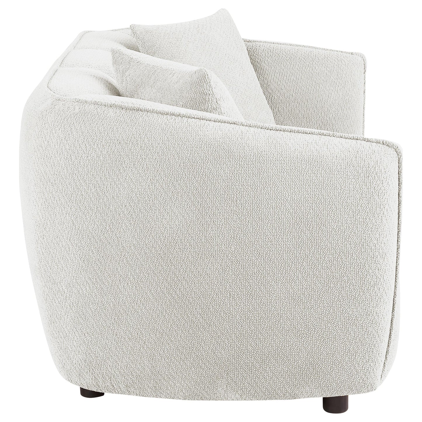  Coaster Furniture Aleisha 503065 Fabric Upholstered Loveseat - Sand IMAGE 4
