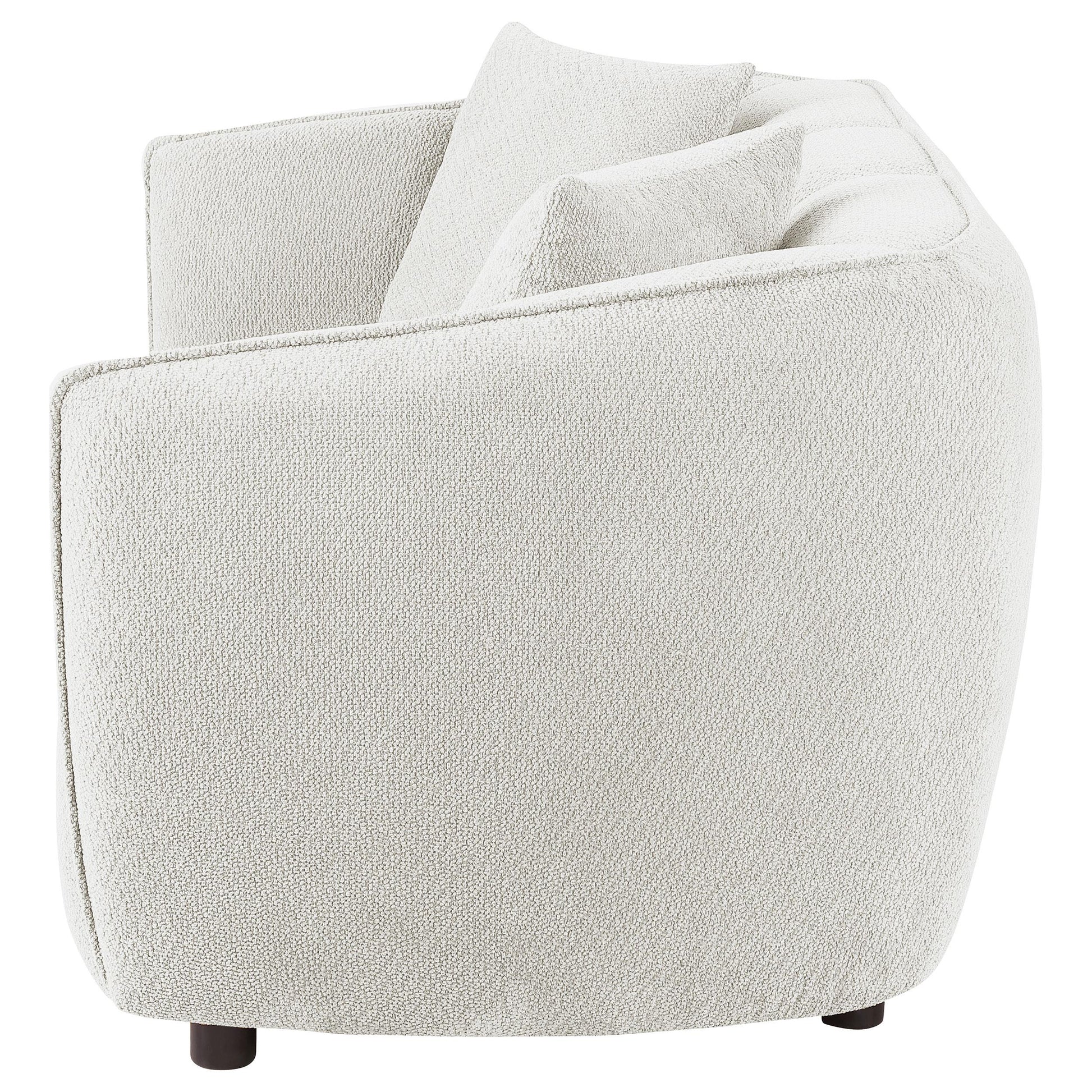  Coaster Furniture Aleisha 503065 Fabric Upholstered Loveseat - Sand IMAGE 7