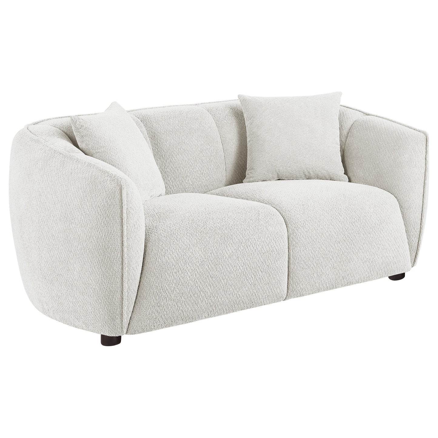  Coaster Furniture Aleisha 503065 Fabric Upholstered Loveseat - Sand IMAGE 9