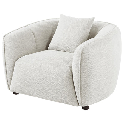  Coaster Furniture Aleisha 503066 Fabric Upholstered Accent Chair - Sand IMAGE 1