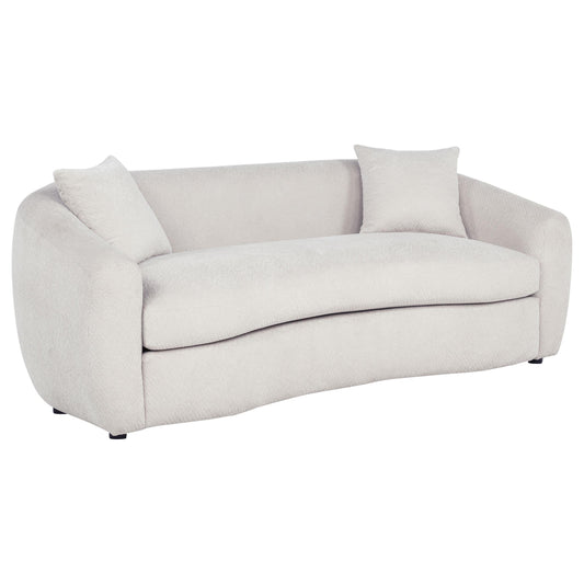  Coaster Furniture Isabella 504971 Fabric Upholstered Sofa - Sand IMAGE 1