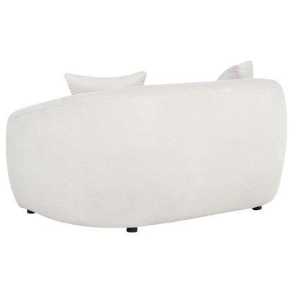  Coaster Furniture Isabella 504972 Fabric Upholstered Loveseat - Sand IMAGE 9