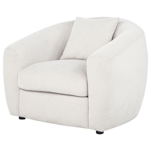  Coaster Furniture Isabella 504973 Fabric Upholstered Accent Chair - Sand IMAGE 1