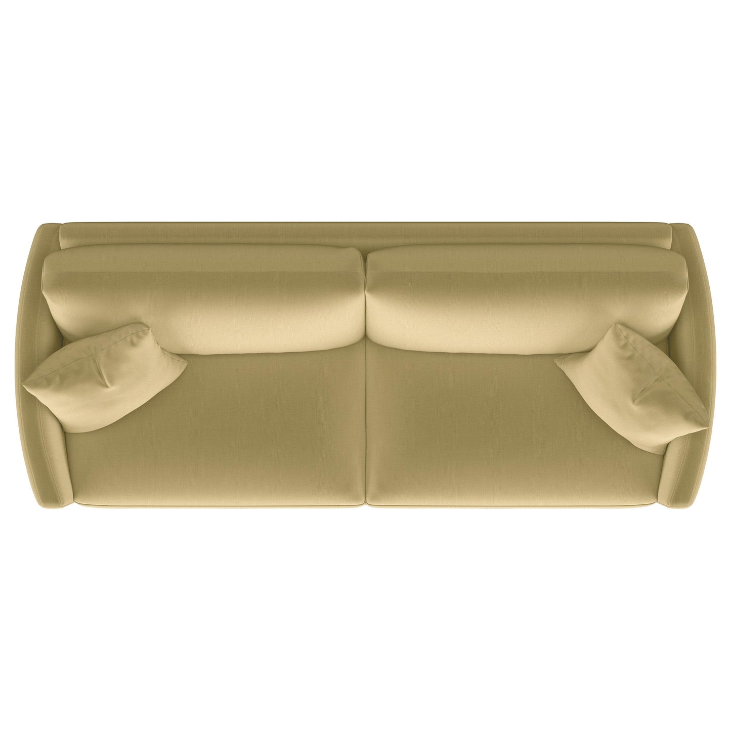  Coaster Furniture Corliss 508824 Upholstered Curved Track Arm Sofa - Camel IMAGE 4