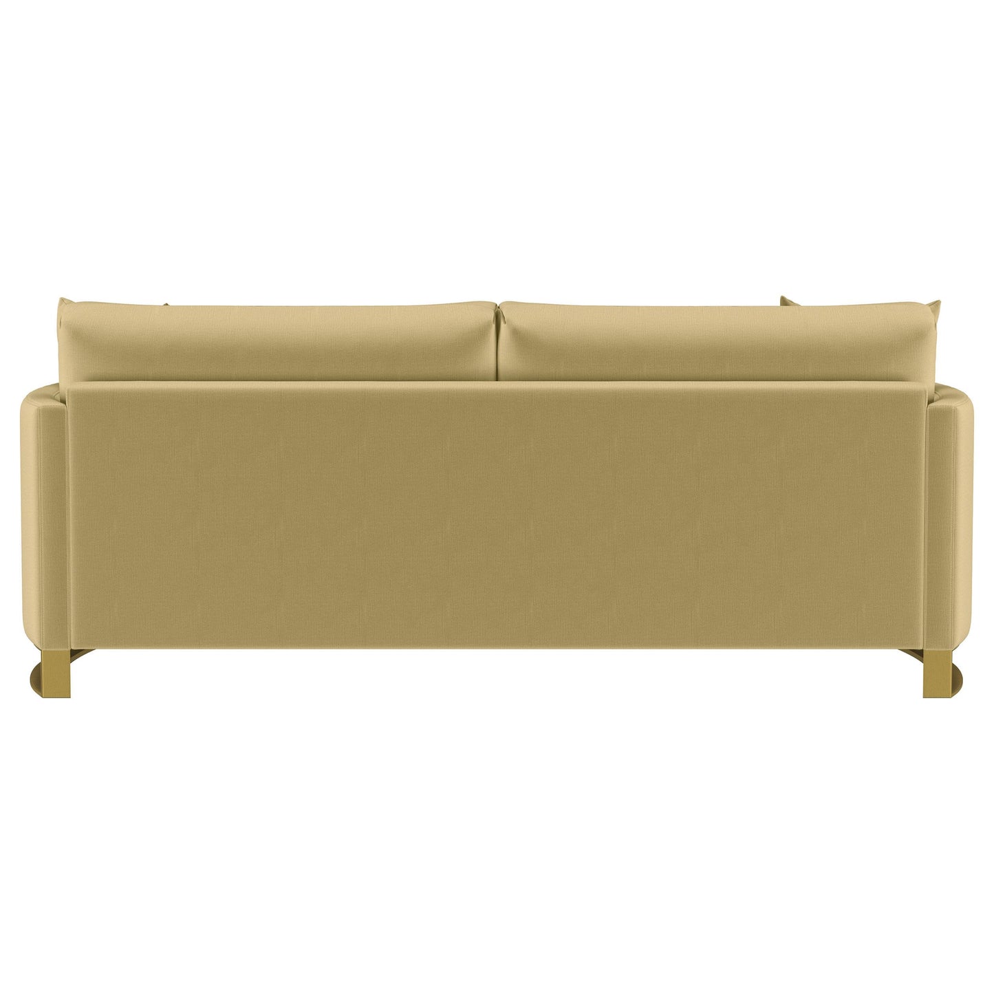  Coaster Furniture Corliss 508824 Upholstered Curved Track Arm Sofa - Camel IMAGE 7