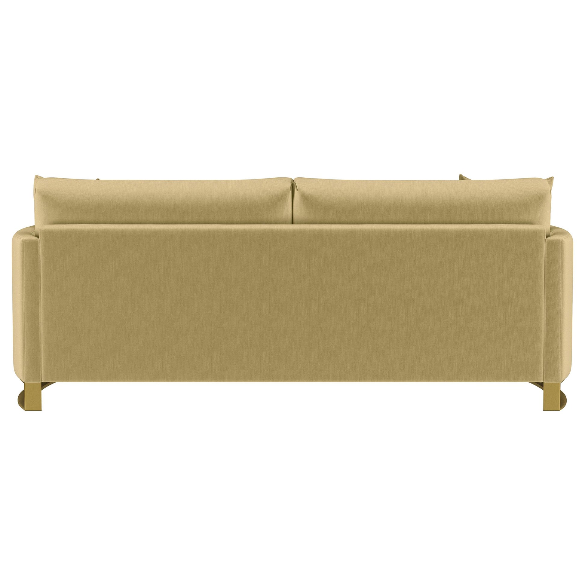 Coaster Furniture Corliss 508824 Upholstered Curved Track Arm Sofa - Camel IMAGE 7