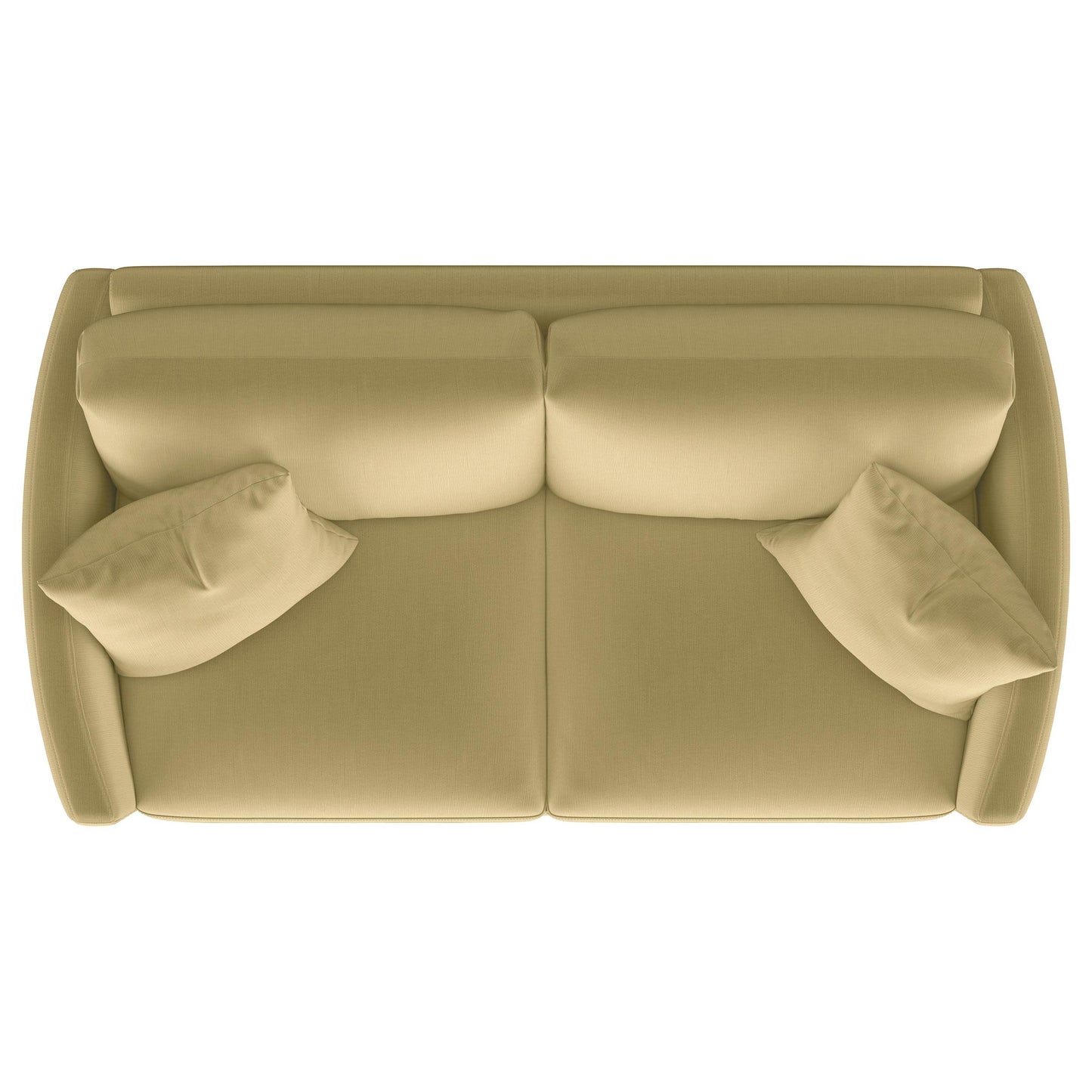  Coaster Furniture Corliss 508825 Upholstered Curved Track Arm Loveseat - Camel IMAGE 5
