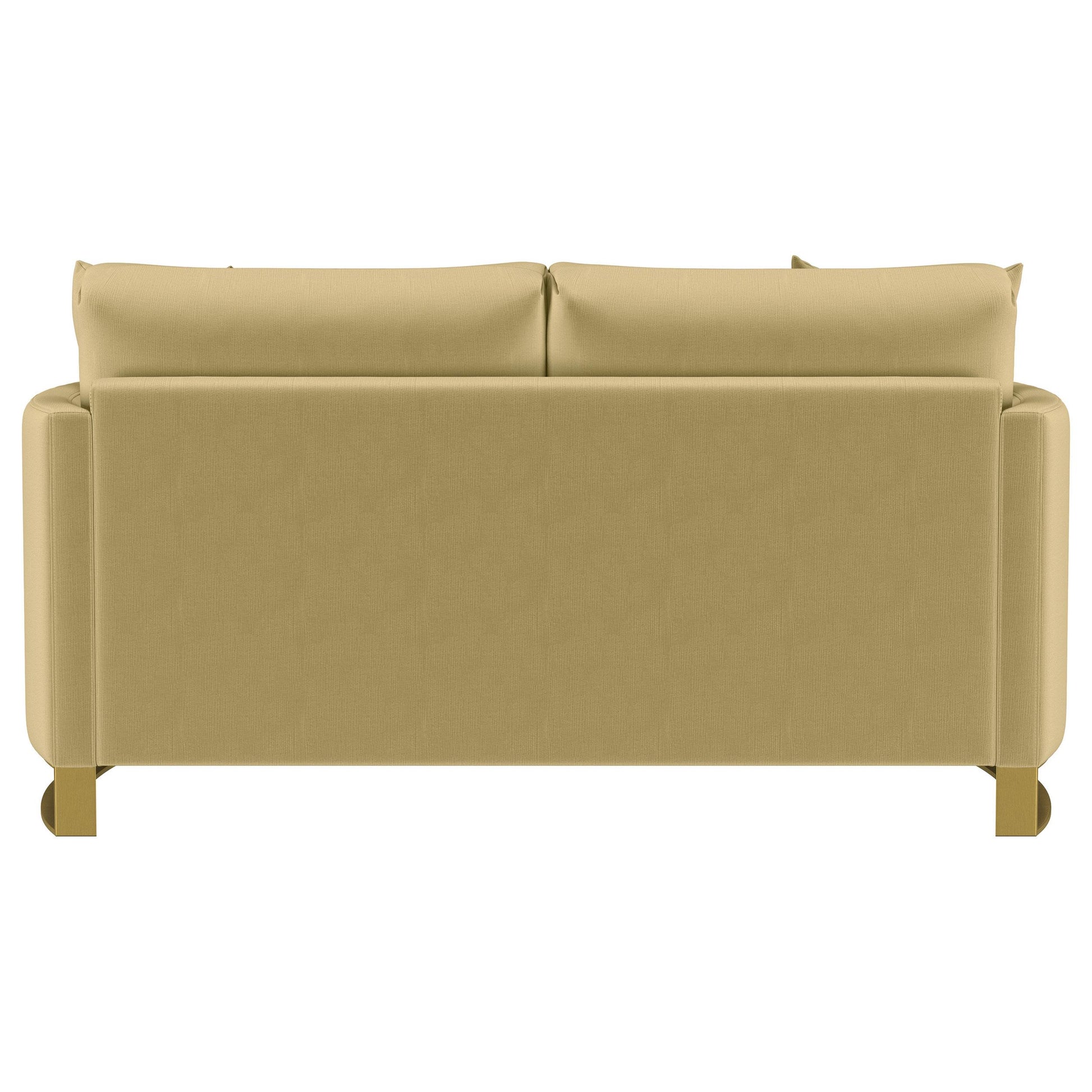  Coaster Furniture Corliss 508825 Upholstered Curved Track Arm Loveseat - Camel IMAGE 8