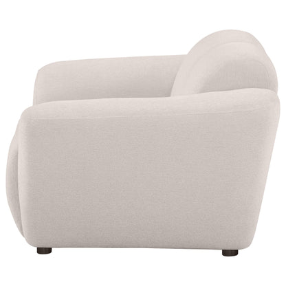  Coaster Furniture Destino 509303 Chenille Upholstered Splayed Arm Accent Chair - Greige IMAGE 6