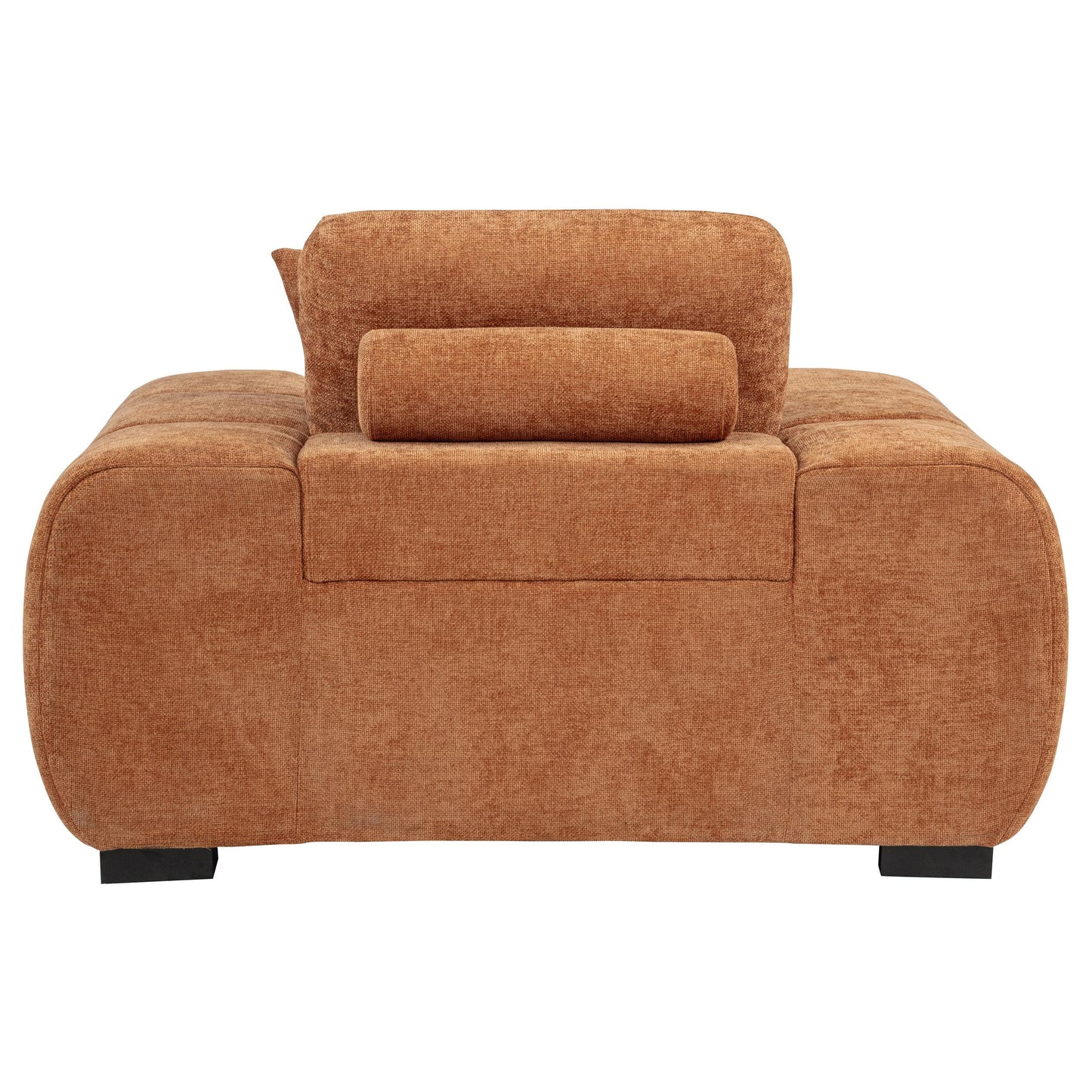  Coaster Furniture Octavia 509353 Upholstered Track Arm Accent Chair - Orange IMAGE 2