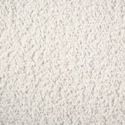  Coaster Furniture Dorset 509812 Fabric Upholstered Round Track Arm Loveseat - White IMAGE 9