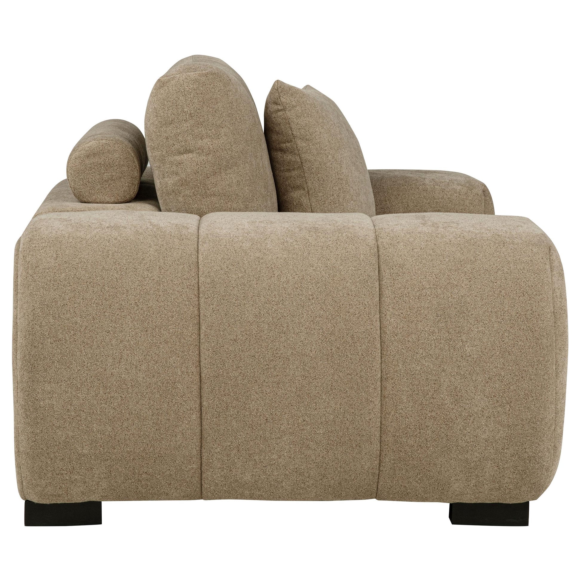  Coaster Furniture Octavia 509963 Upholstered Track Arm Accent Chair - Camel IMAGE 4
