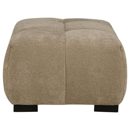  Coaster Furniture Octavia 509964 Upholstered Rectangular Ottoman - Camel IMAGE 3