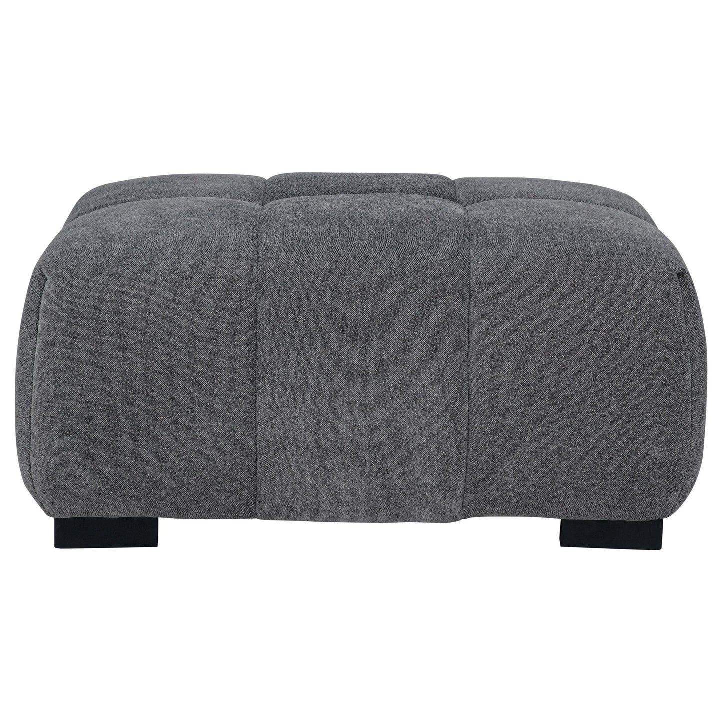  Coaster Furniture Octavia 509968 Upholstered Rectangular Ottoman - Charcoal Grey IMAGE 1