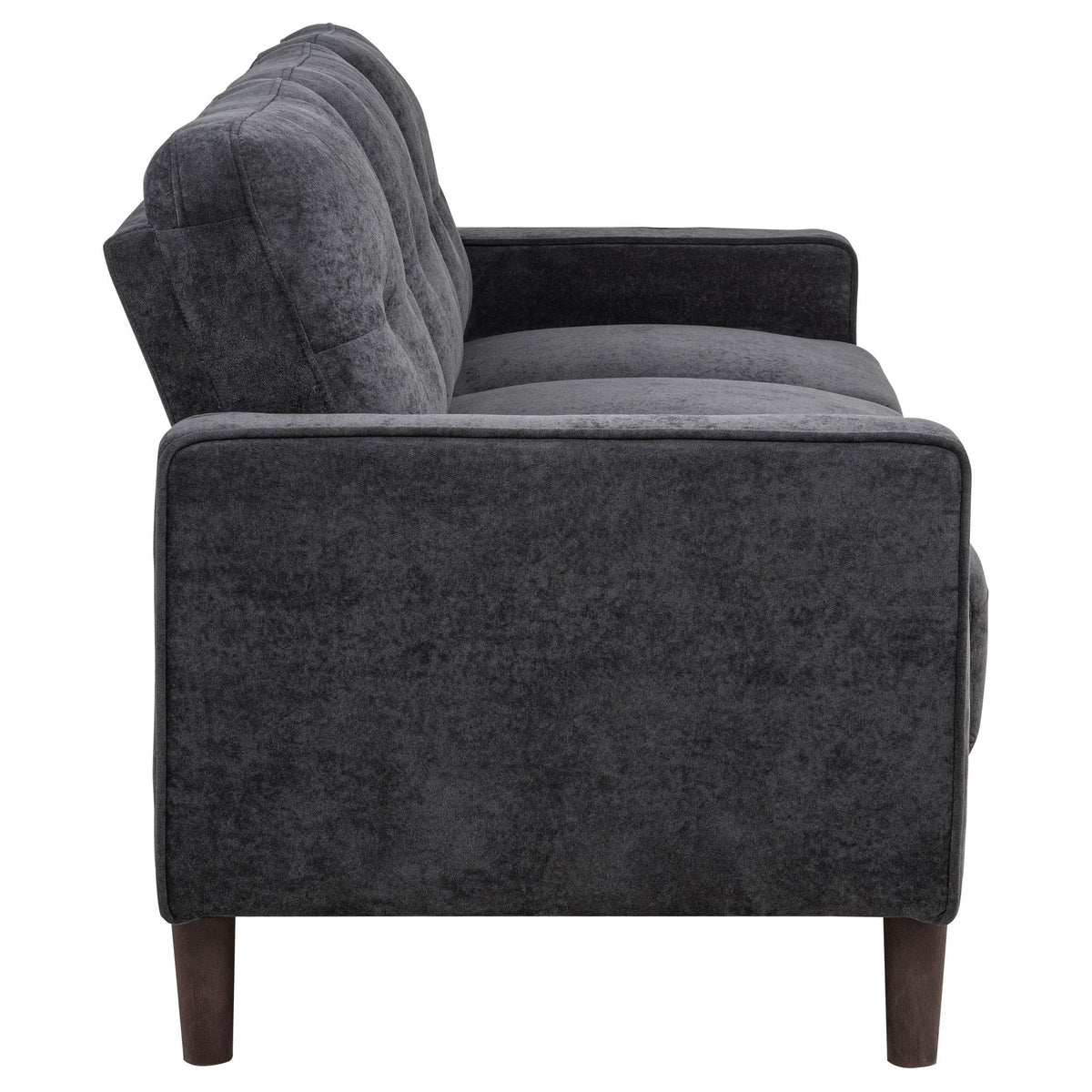  Coaster Furniture Bowen II 509981 Fabric Upholstered Track Arm Sofa - Steel Grey IMAGE 9