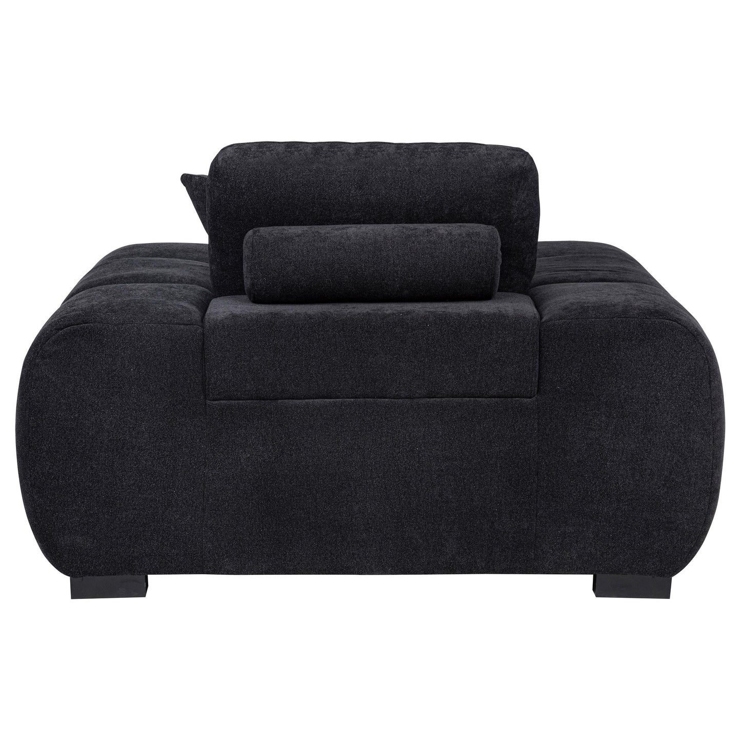  Coaster Furniture Octavia 511063 Upholstered Track Arm Accent Chair - Black IMAGE 7