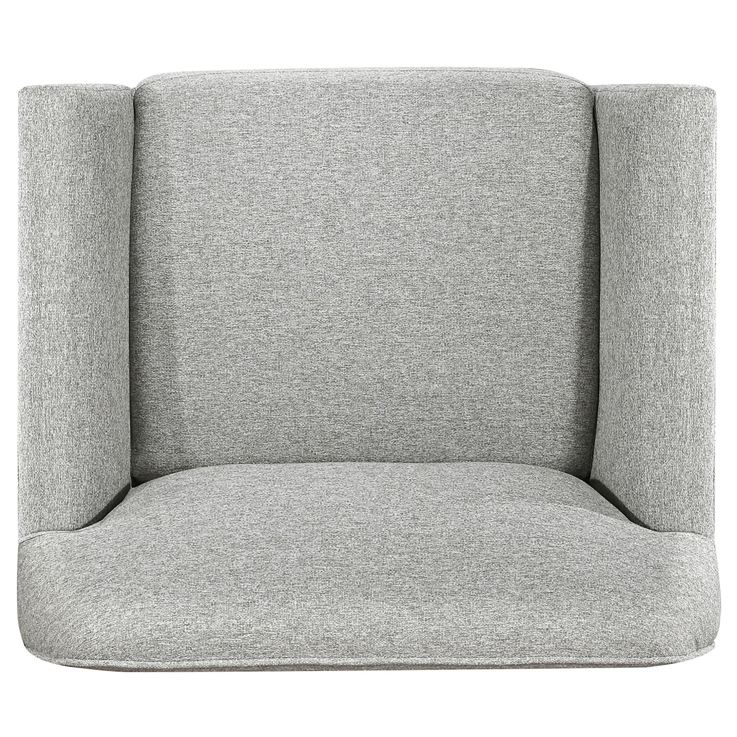 Coaster Furniture Vaughn 511073 Fabric Upholstered Flared Arm Accent Chair - Grey IMAGE 5